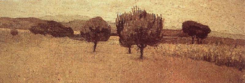 Giuseppe Abbati Landscape at Castiglioncello France oil painting art